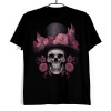 Koszulka Pink Floral Skull