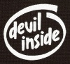 Naszywka DEVIL INSIDE