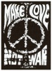 Naszywka MAKE LOVE NOT WAR