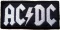 Prasowanka AC/DC -logo white